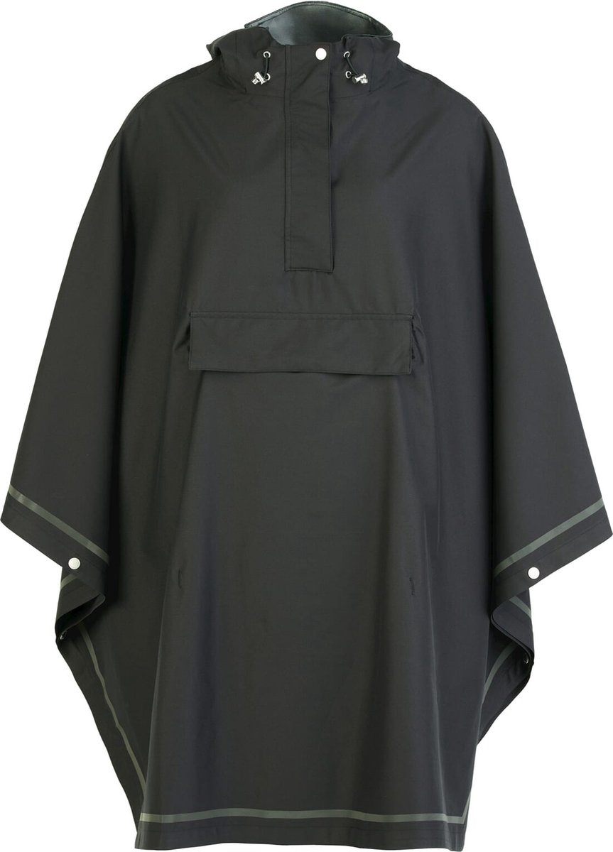 Sweden poncho Imbris Black
