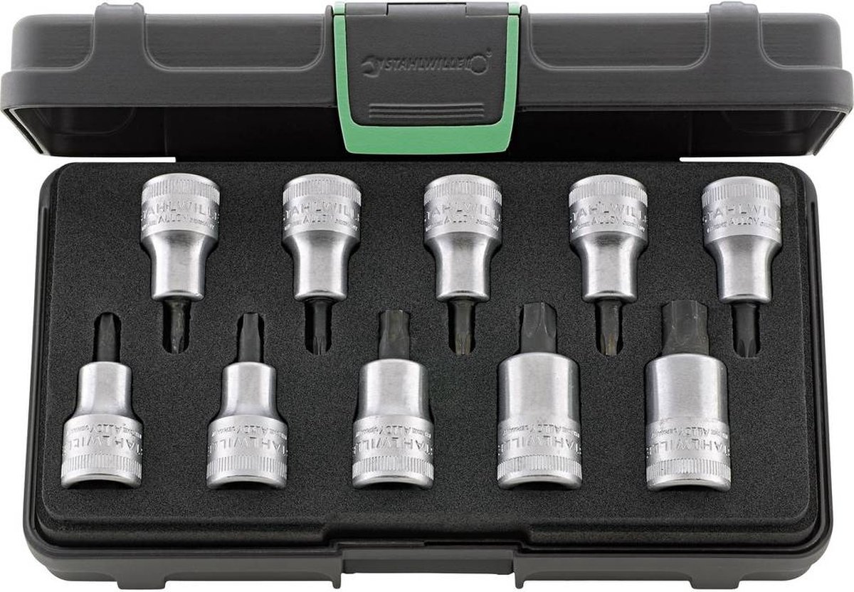 Stahlwille Dopsleutelset | 10-delig | 1/2 inch | T20-T60 | 1 stuk - 96032005 96032005