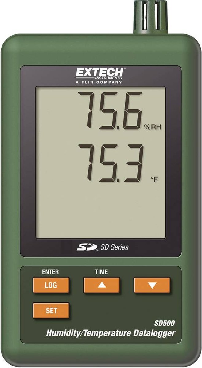 Extech SD500 SD500 Multidatalogger Te meten grootheid Temperatuur, Luchtvochtigheid 0 tot 50 °C 10 tot 90 % Hrel