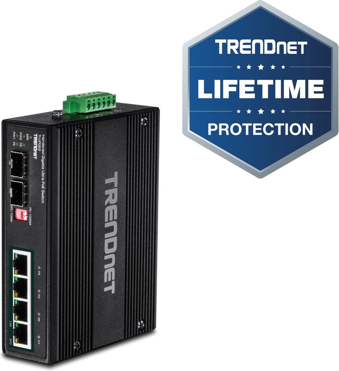 TrendNet TI-UPG62 Industrial Ethernet Switch 10 / 100 / 1000 MBit/s
