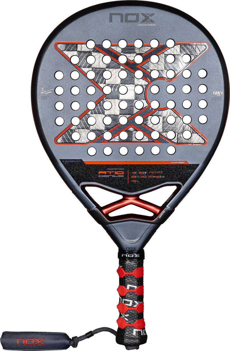 NOX AT10 Genius 18K Alum 2025 by Agustín Tapia Padel Racket