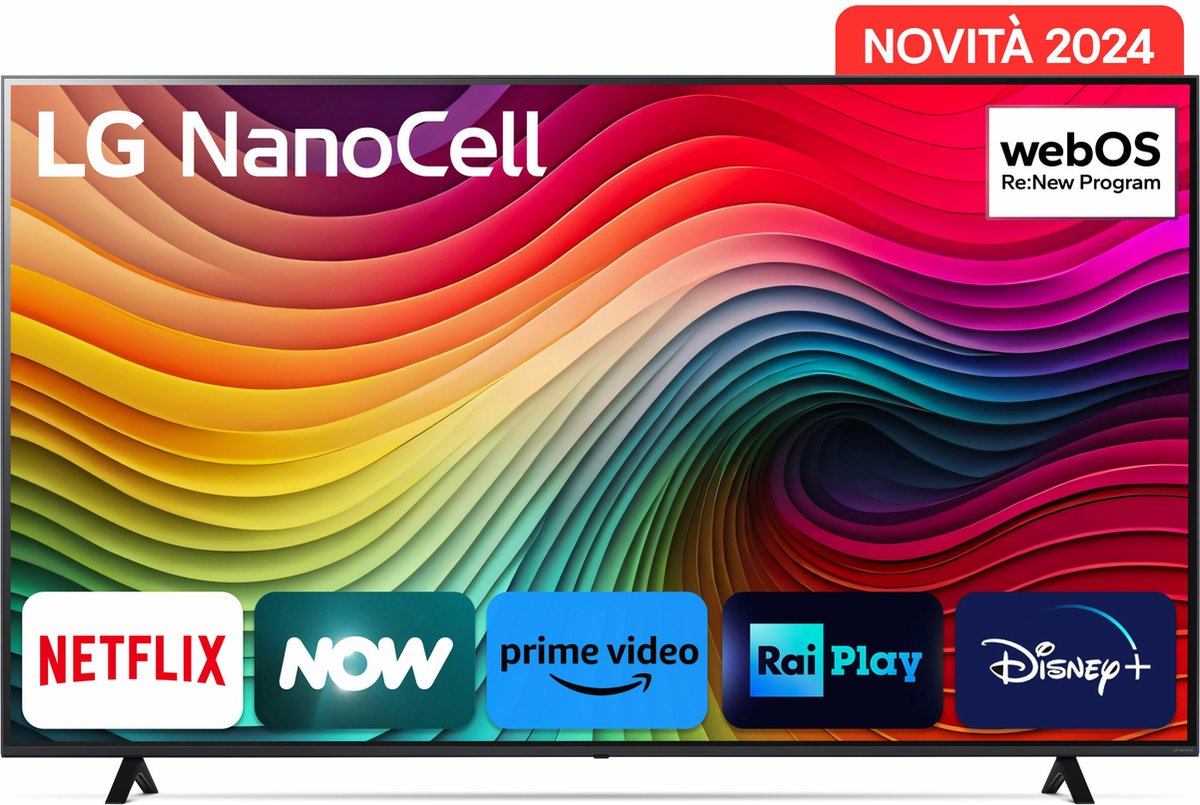 LG Electronics 75NANO82T6B LED-TV 190 cm 75 inch Energielabel G (A - G) CI+*, DVB-T2, DVB-S2, DVB-C, WiFi, UHD, Smart TV, Nano Cell Zwart