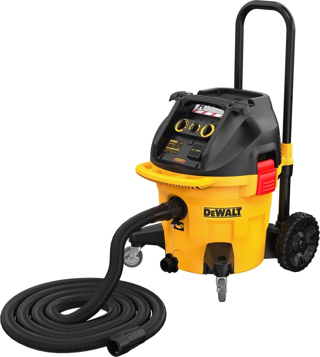 DeWalt DWV905H-QS Nat- en Droogstofzuiger | 38L Droog | 18,4L Nat | 1400W - DWV905H-QS