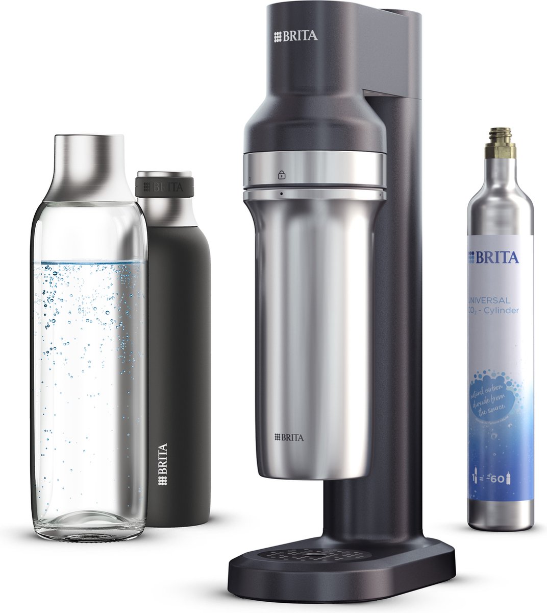 Brita sodaTRIO Zwart | Sodamakers | 4006387118341