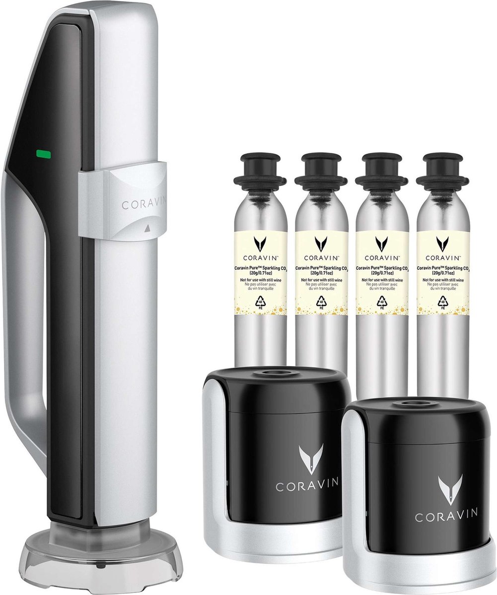 Coravin Wijnsysteem / Sparkling Pack - Zwart