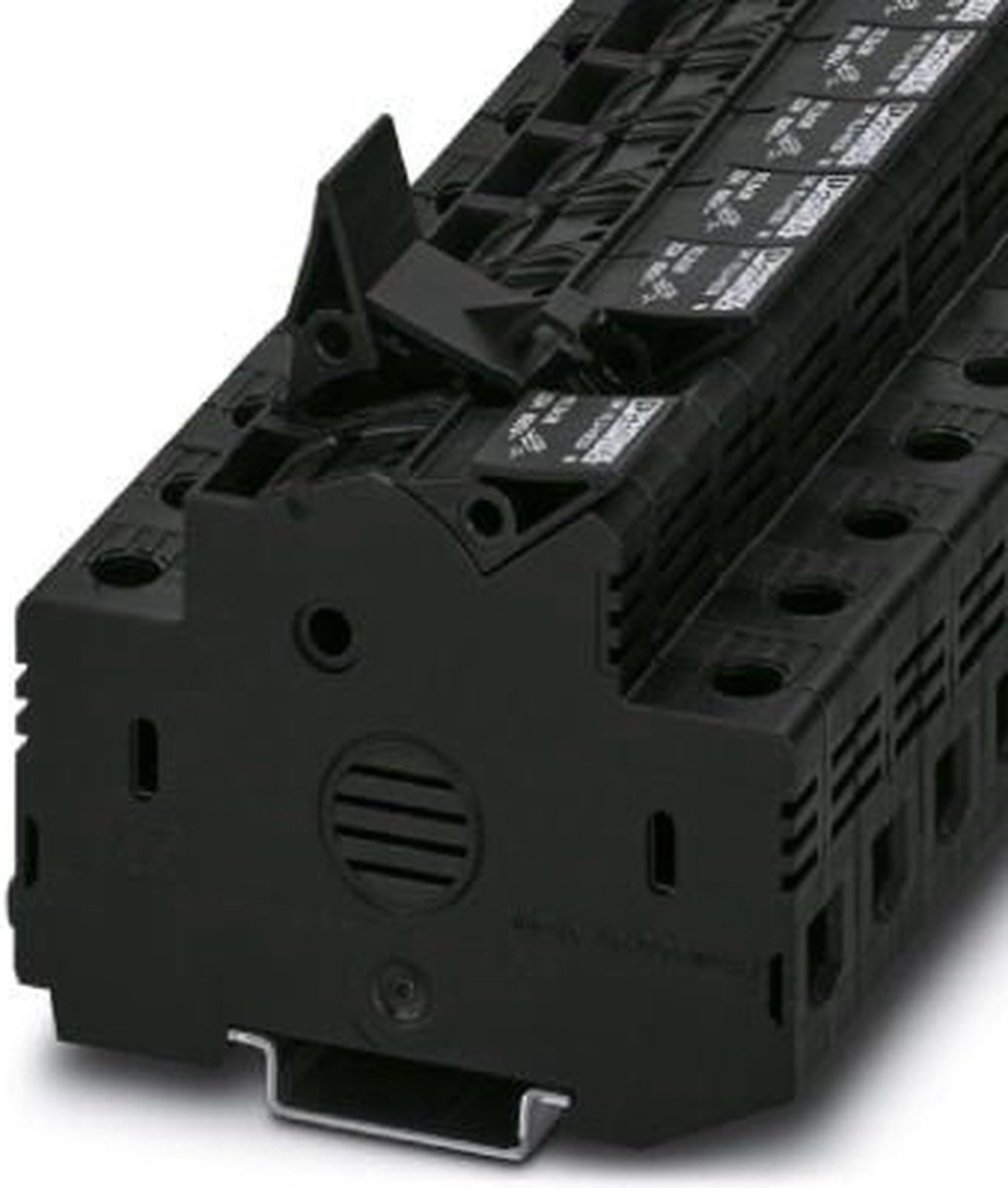 Phoenix Contact 3048386 Zekering-serieklem 18 mm Schroeven Zwart 10 stuk(s)