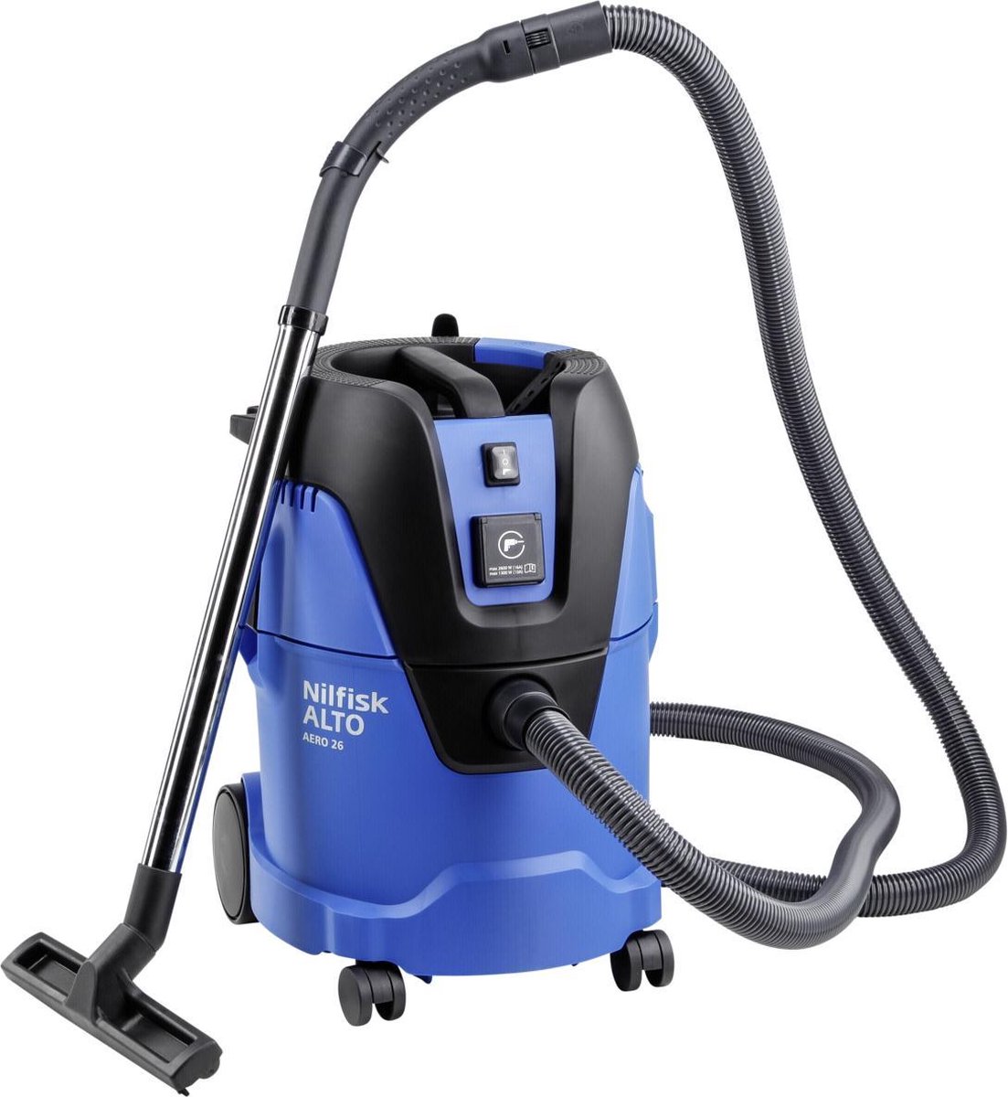 Nilfisk AERO 26-21 PC Nat- en droogzuiger 1250 W 25 l Halfautomatische filterreiniging