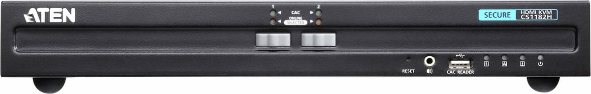 ATEN CS1182H 2-Poorts USB HDMI Secure KVM Switch , ATEN, CS1182H, 2-poorts, USB, HDMI, beveiligd, KVM, schakelaar