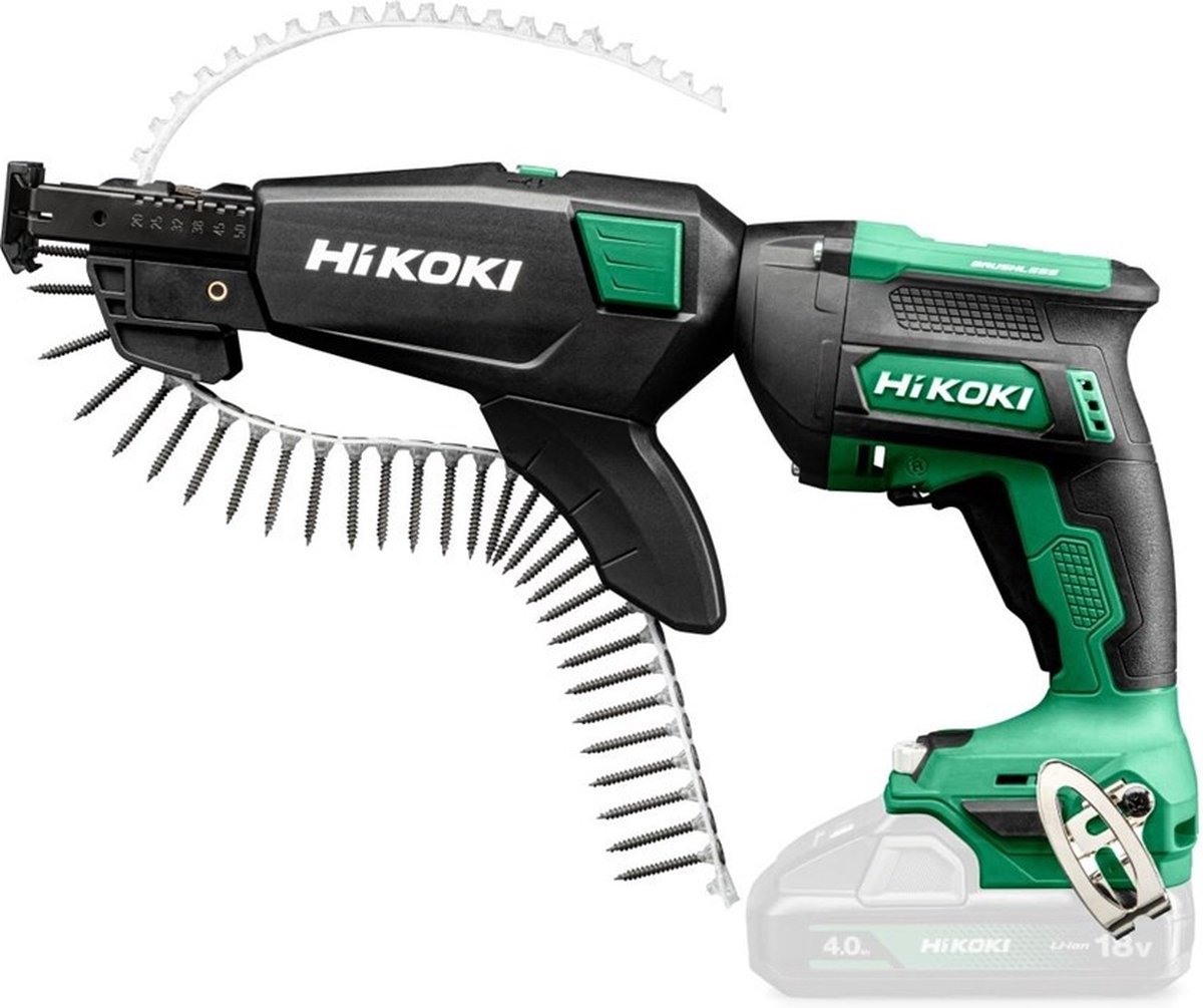 Hikoki W18DAW3Z Accu Band-Schroefmachine 18V - 1/4" - Brushless - 0-5000Tr - Mv - Exclusive In HSC III