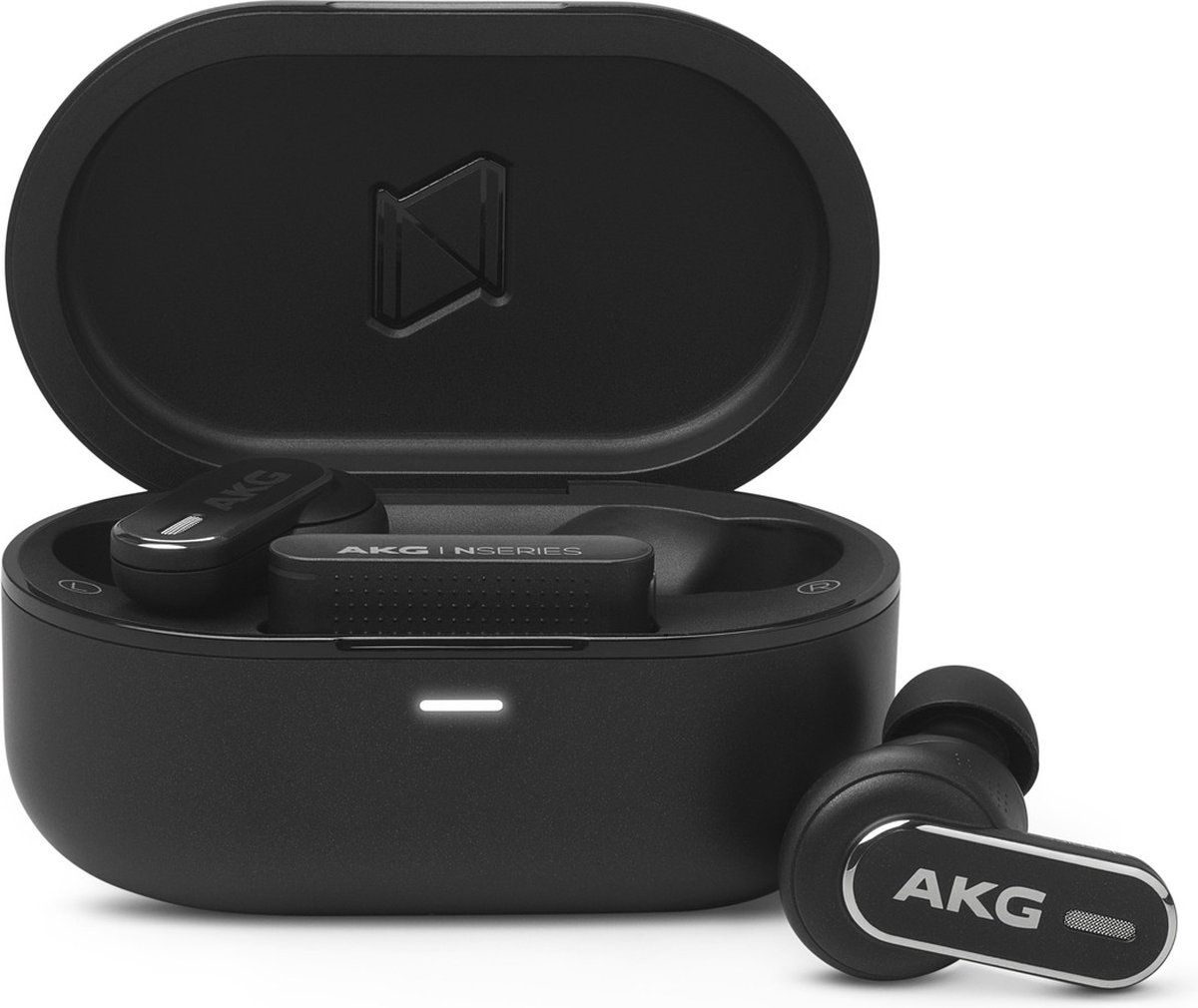 Akg N5 Hybrid Anc True Wireless Black Oordopjes Zwart