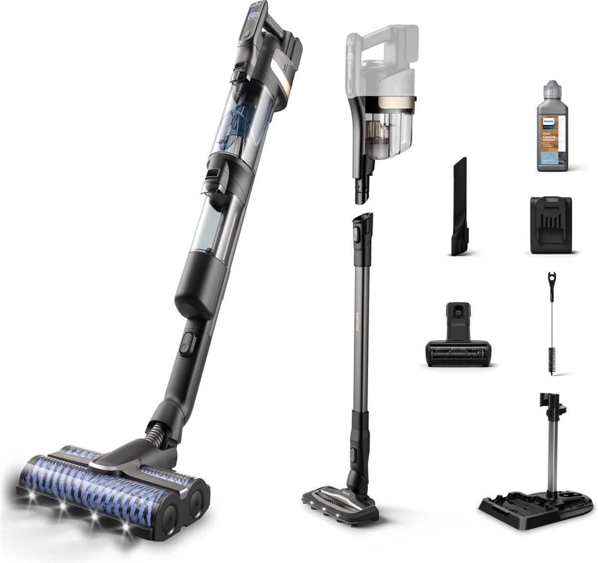 Philips Xw9463/11 9000 Series Aquatrio Steelstofzuiger 3 In 1 Zwart