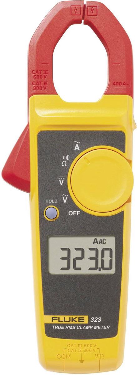Fluke 117/323 Multimeter, Stroomtang Digitaal CAT III 600 V Weergave (counts): 6000