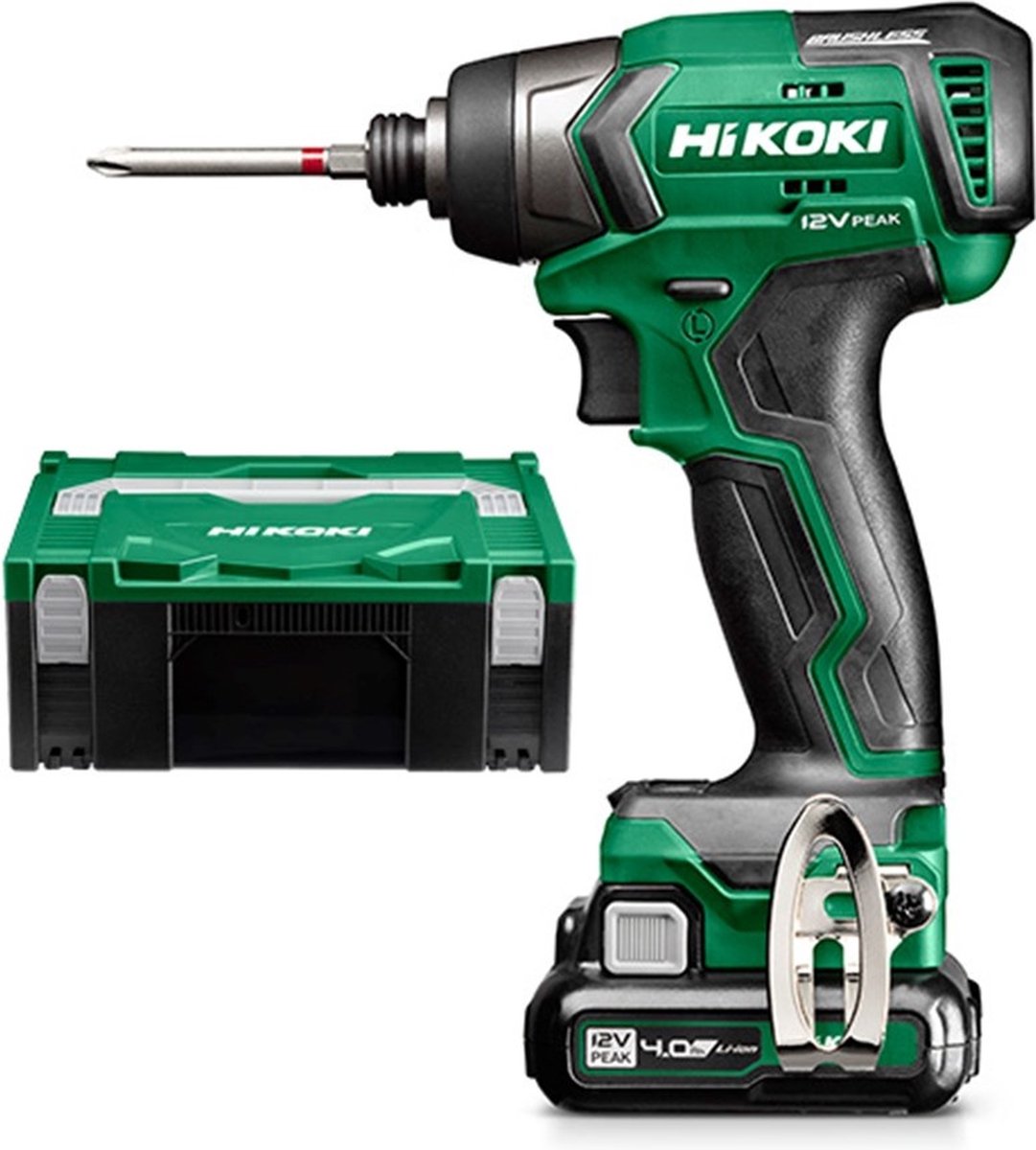 Hikoki WH12DD WHZ ACCU SLAGSCHROEVENDRAAIER BL 4,0Ah - WH12DDWHZ