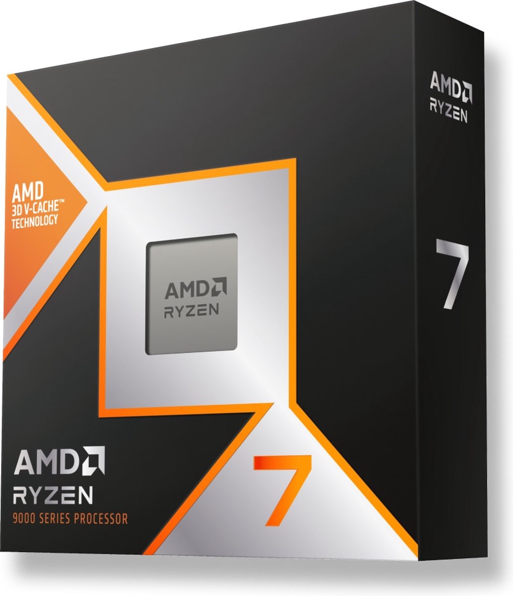 Ryzen 7 9800X3D, 4,7 GHz (5,2 GHz Turbo Boost) Processor