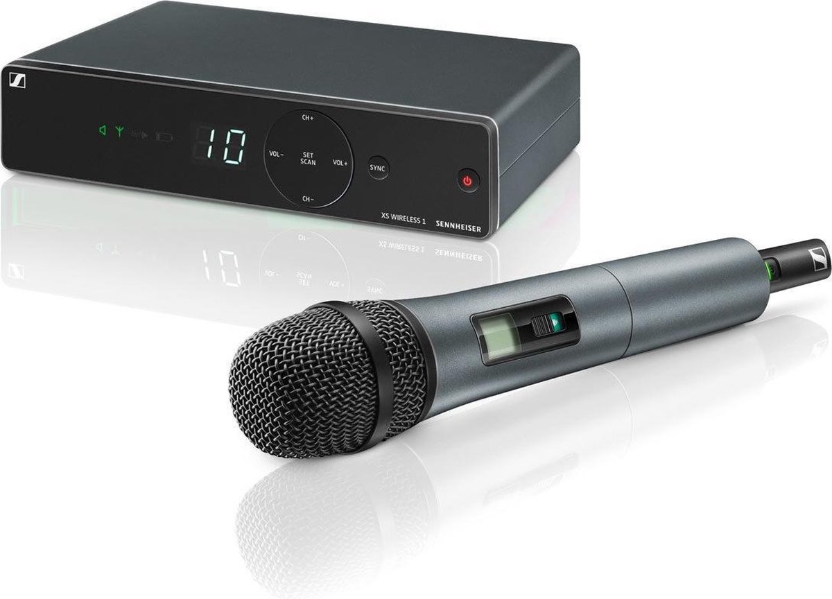 Sennheiser XSW 1-835-E Draadloze microfoonset Zendmethode:Radiografisch Incl. klem XLR Radiografisch