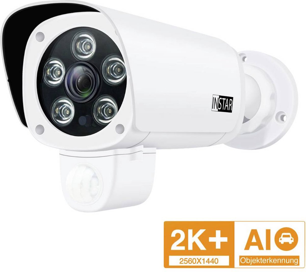 INSTAR IN-9408 2K+ LAN/WLAN ws 101665 IP Bewakingscamera WiFi 2560 x 1440 Pixel