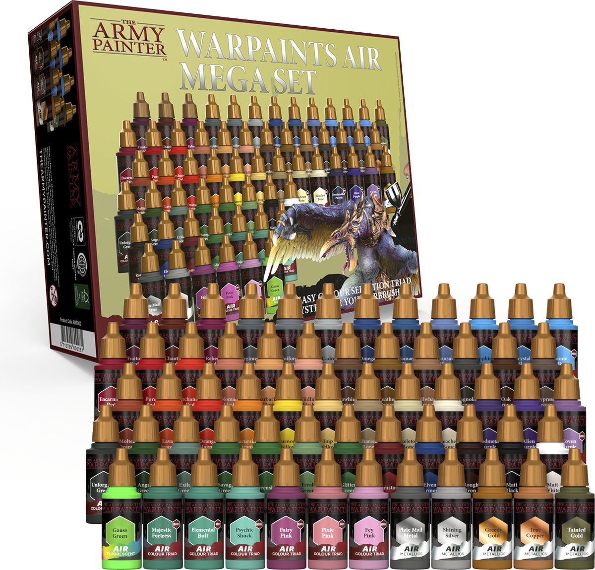 The Army Painter: Warpaints Air Mega Set - Verf
