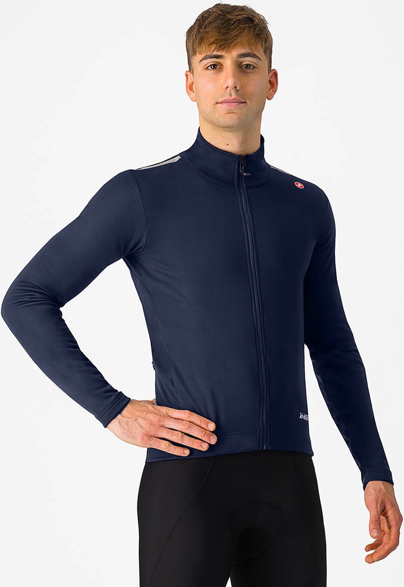Castelli Espresso air jacket lange mouw belgian blue heren M