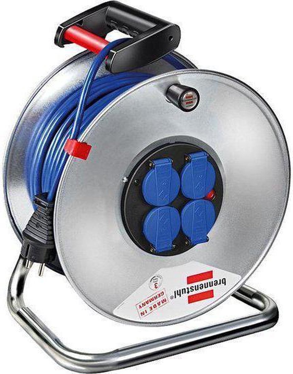 Brennenstuhl Garant S IP44 kabelhaspel | 40m | AT-N05V3V3-F 3G1,5 FR - 1199844