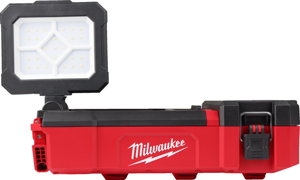 MILWAUKEE M12 POAL-0 PackOut Area Lamp 1400 Lumen 12V Excl. Accu's En Lader 4933480473 Bouwlamp