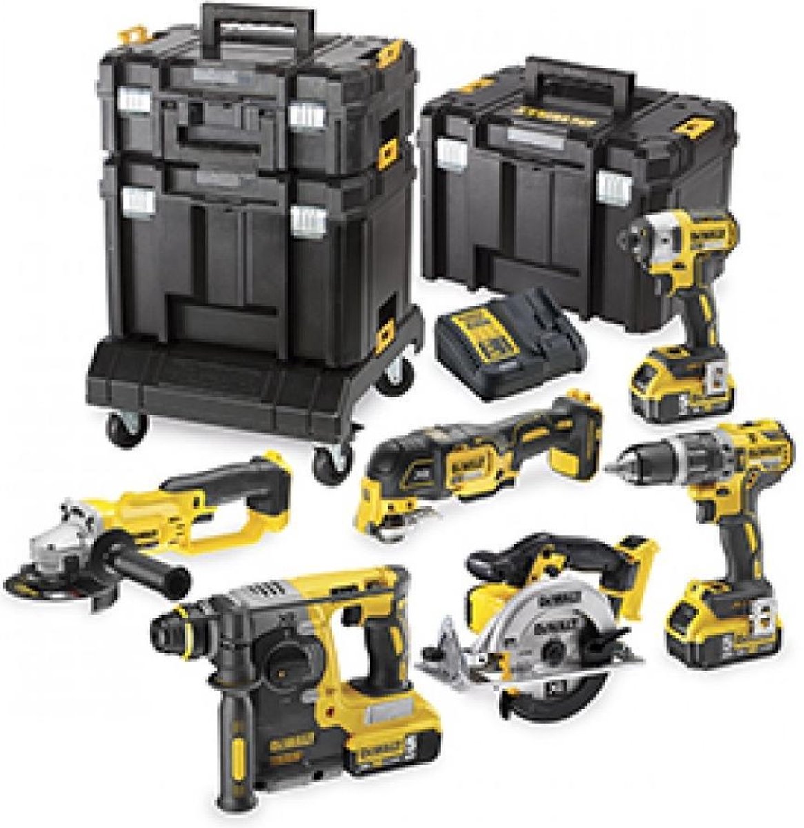 DeWalt DCK654P3T Accuset | 18v 5.0Ah Li-Ion | 3 accu's - DCK654P3T