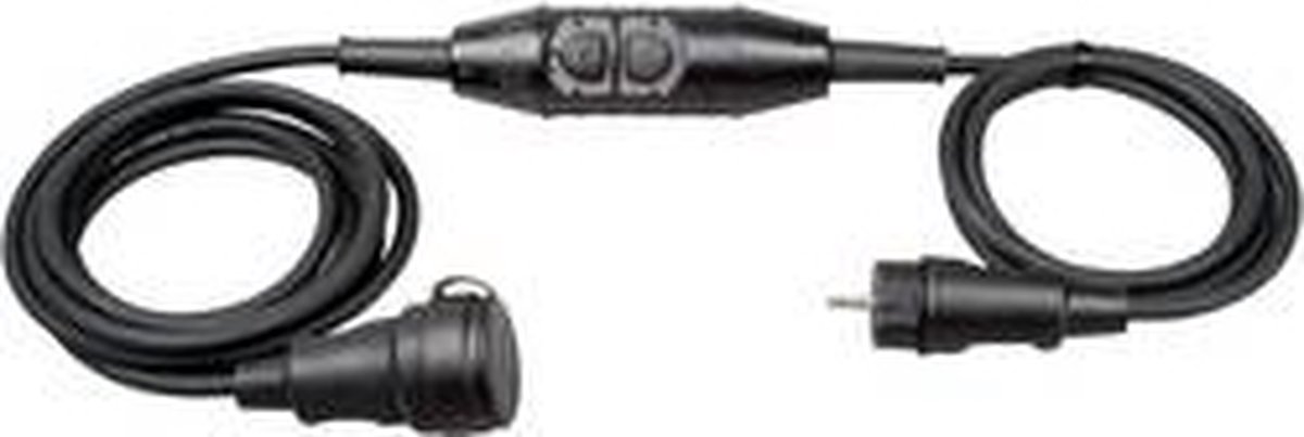 Kopp 1438.0001.5 PRCD-verlengkabel PRCD-S 230 V Zwart IP44