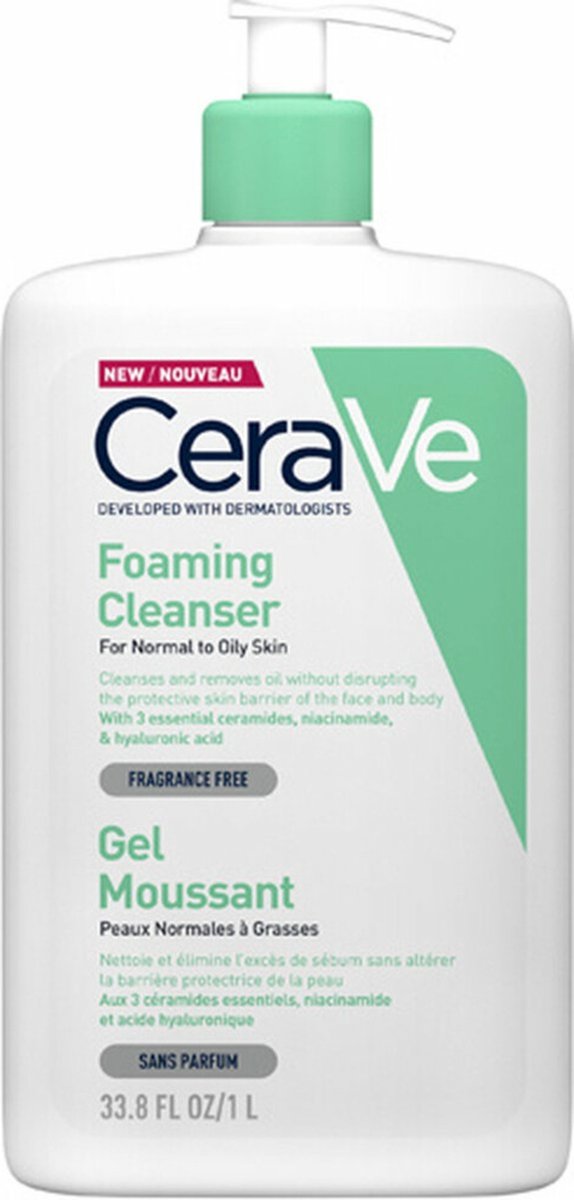 6x CeraVe Schuimende Reinigingsgel 1000 ml