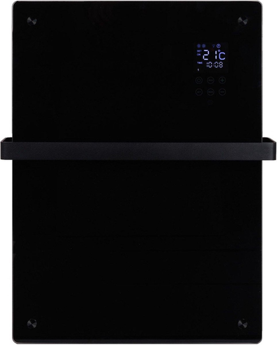 Eurom Alutherm Sani 800 Glass Wifi Black - 361247