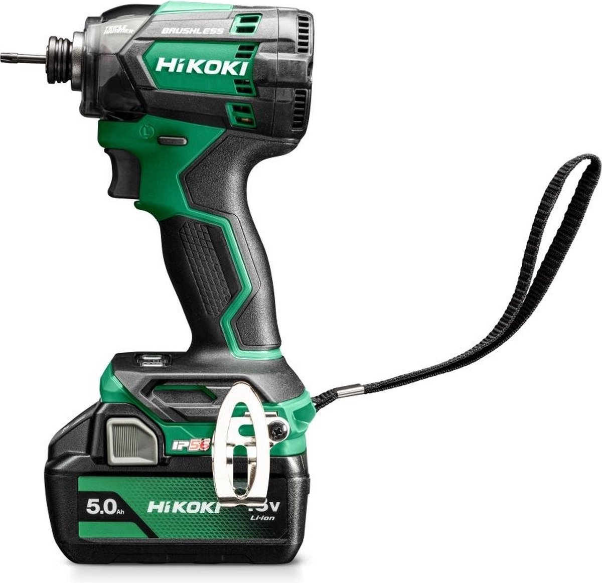 HiKOKI WH18DCWFZ Accu Slagschroevendraaier - 1/4"- 18V Incl. 2x 5,0Ah Accu's En Lader In HSC II