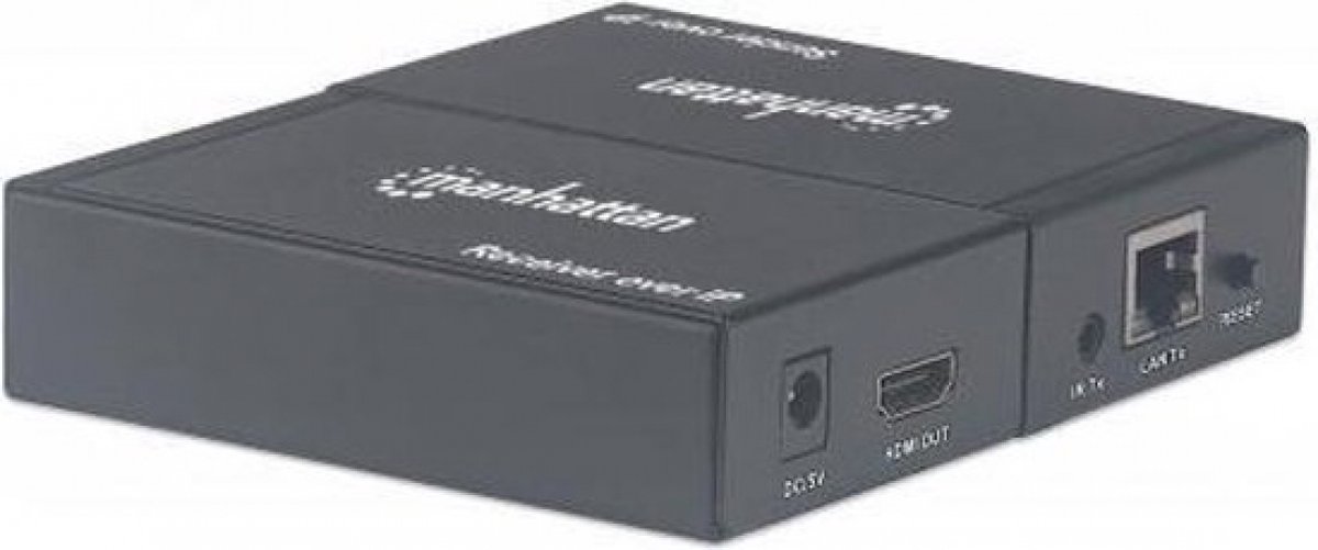 Manhattan 207959 Extender (verlenging) HDMI via netwerkkabel RJ45 120 m