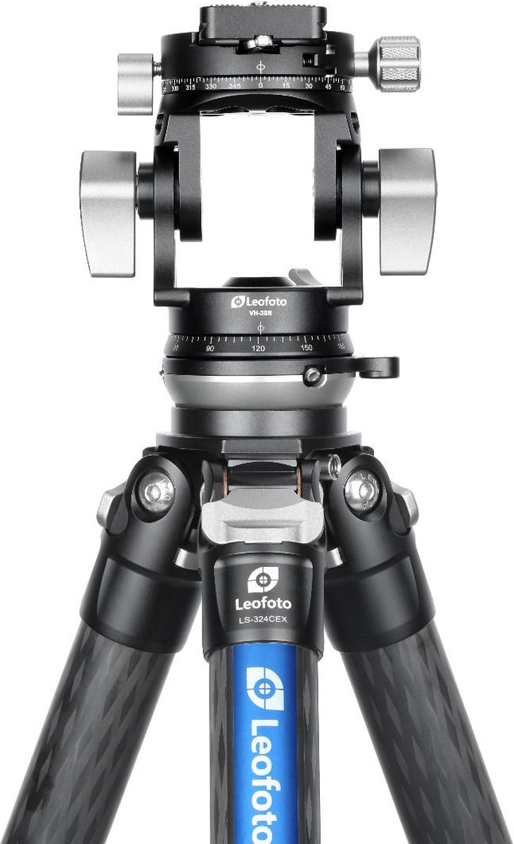 Leofoto VH-30R two-way head with handle and dual panorama