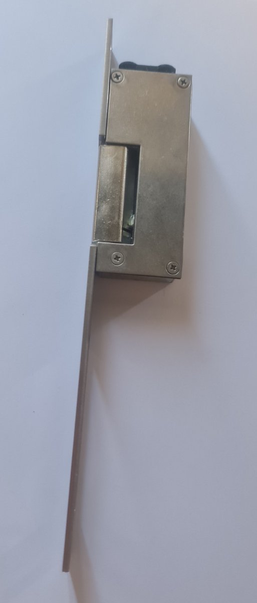 Effeff 12W-HZ Elektrische inbouw deuropener waterbestendig type 12W | spanningsloos vergrendeld | met schootsignalering | fix | sluitplaat 318 RVS |