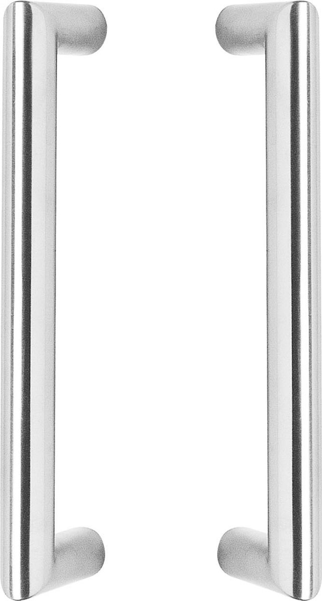 Intersteel Deurgrepen per paar recht-90° 330x80x30 HoH 300 rvs