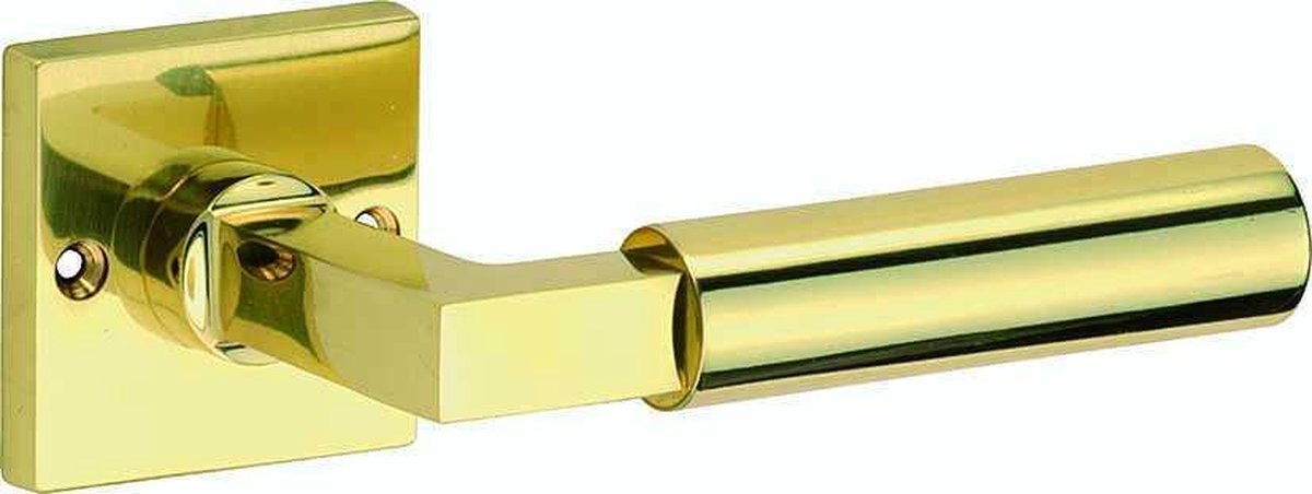 Artitec Mi Satori Deurkruk op rozet Bauhaus messing ongelakt