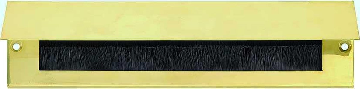 Artitec Tochtklep rechthoek messing ongelakt 330 x 80