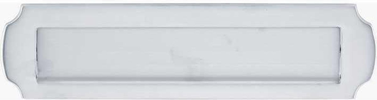 Artitec Brievenbus Briefplaat Art-Nouveau mat chroom