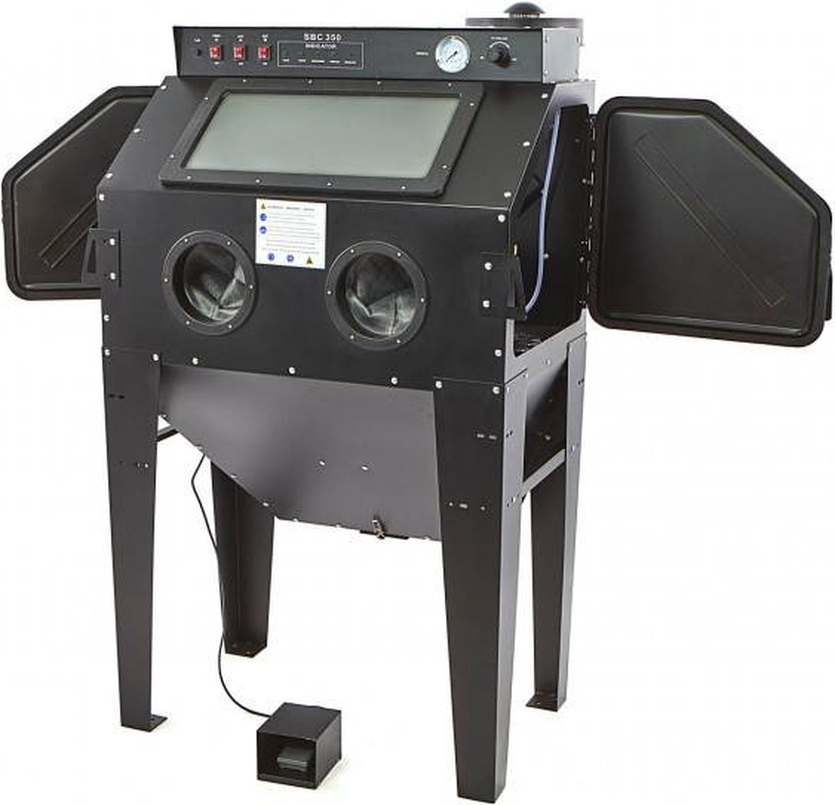 HBM SBC 350 straalcabine met afzuiging