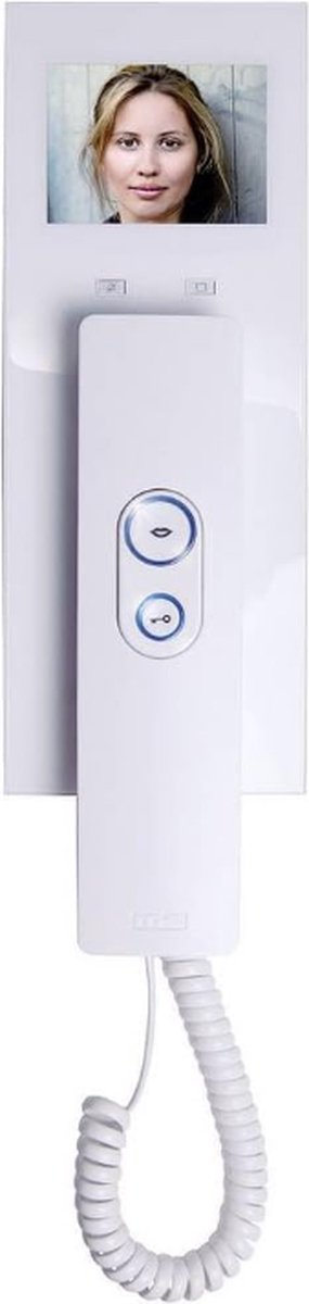 m-e modern-electronics VDV 505 WW Vistadoor Binnenunit voor Video-deurintercom Kabelgebonden Eengezinswoning Wit