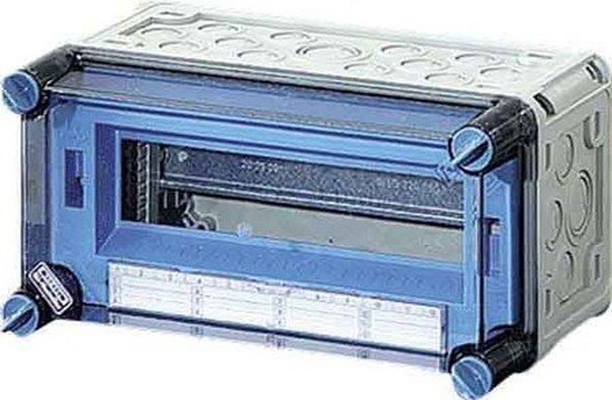 Hensel 2000611 Mi 1115 Kleine verdeelkast Opbouw (op muur) Aantal groepen: 12 Aantal rijen: 1 Inhoud: 1 stuk(s)