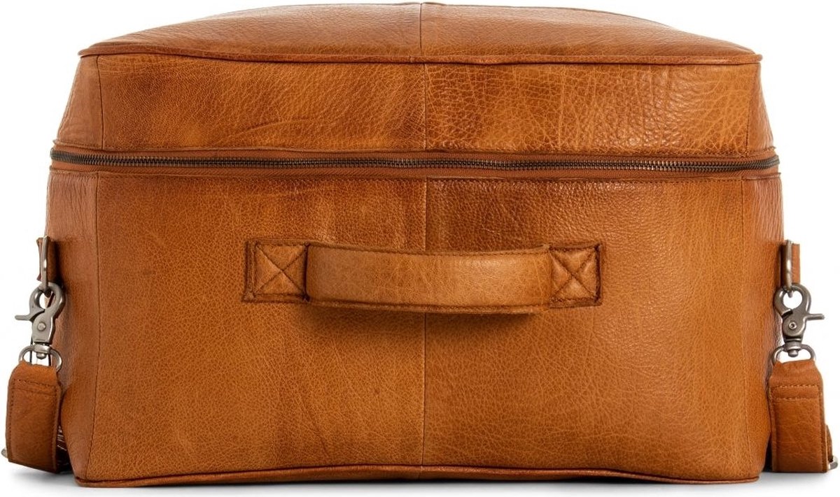 MUUD Mars Whisky - Handgemaakt leren tas 29x38x28cm