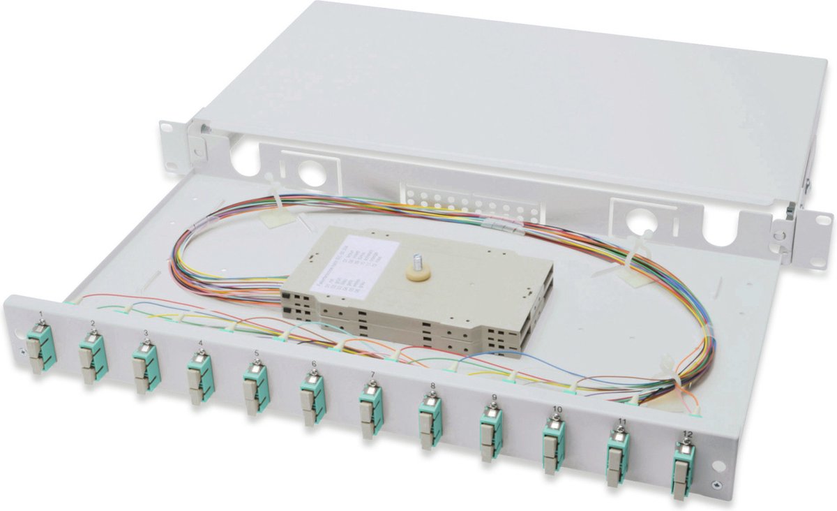 Digitus DN-96321/3 Glasvezel-patchpaneel 12 poorten SC 1 HE