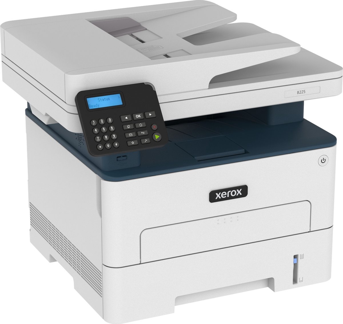 Xerox B225 Multifunctionele printer Laser, kleur Zwart/wit A4 Printen, scannen, kopiëren ADF, WiFi, USB, LAN, Duplex
