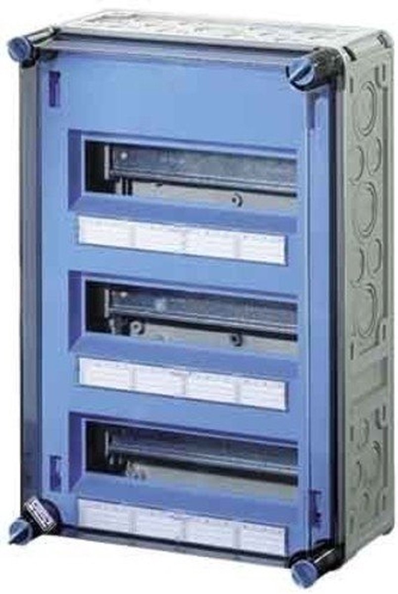 Hensel 2000606 Mi 1336 Kleine verdeelkast Opbouw (op muur) Aantal groepen: 36 Aantal rijen: 3 Inhoud: 1 stuk(s)