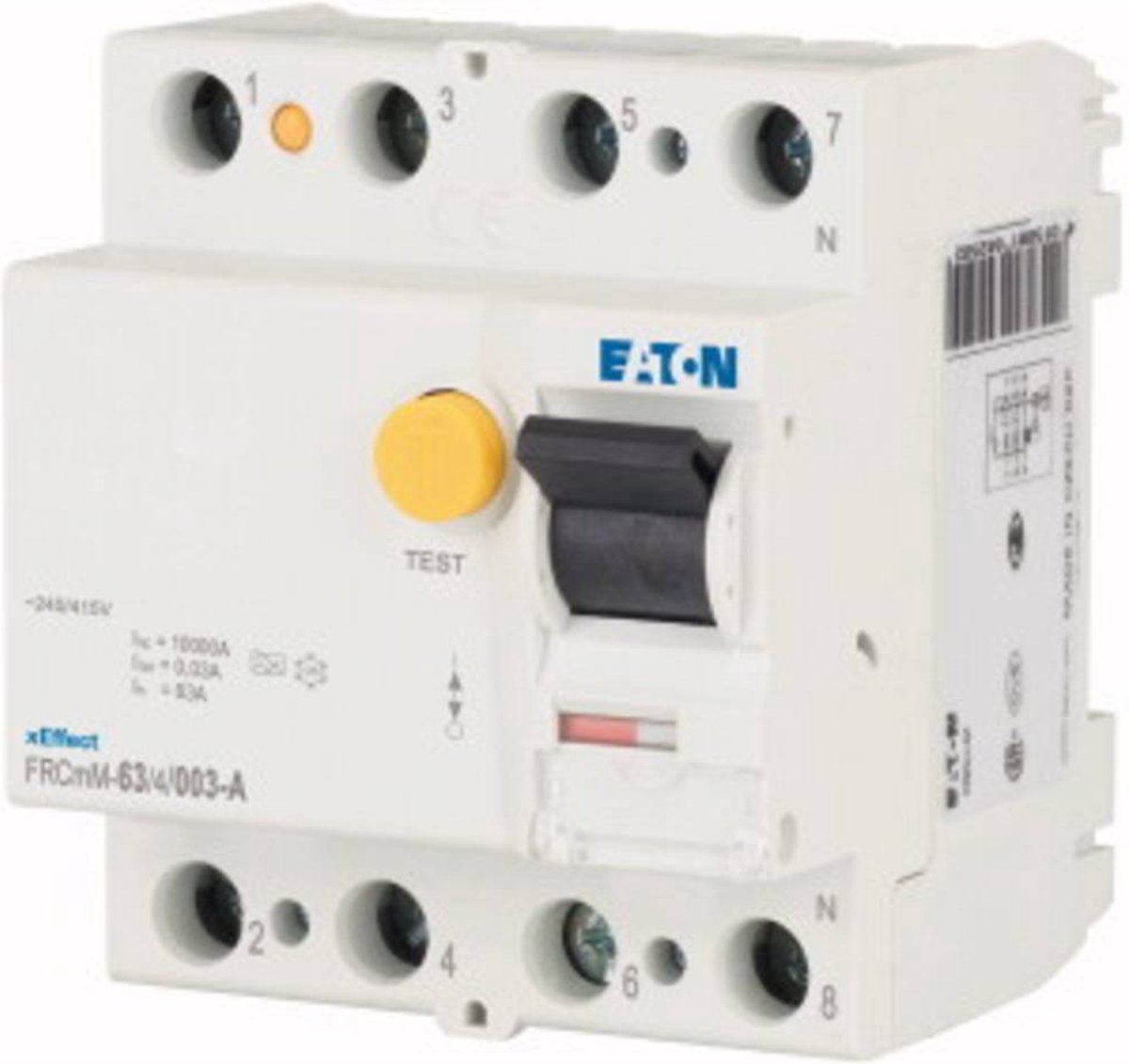 Eaton Y7-170334 FRCMM-63/4/003-A Aardlekschakelaar 3-fasig A 63 A 0.003 A
