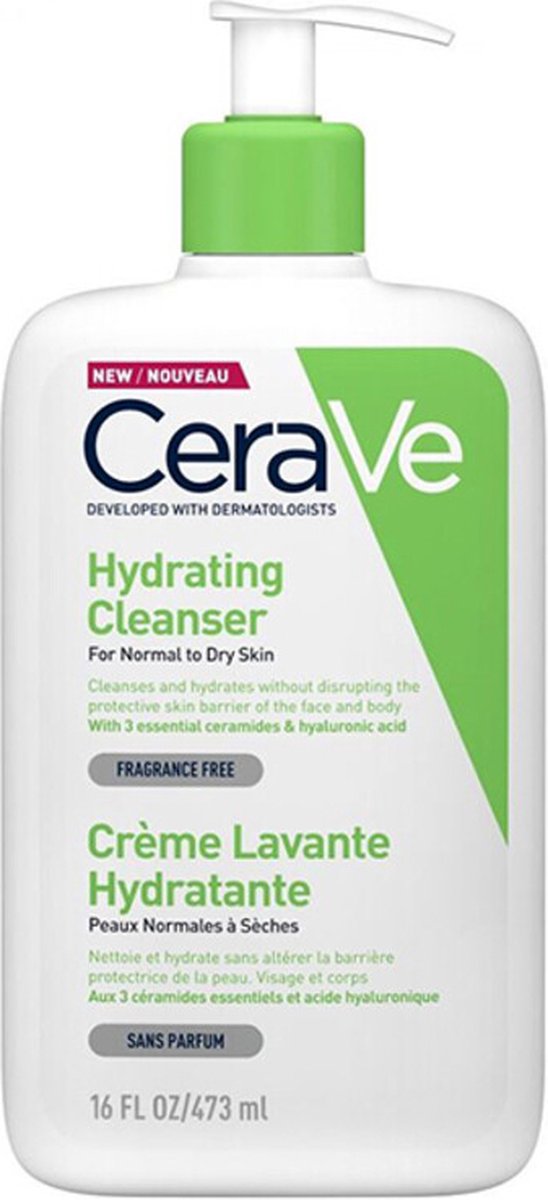 6x CeraVe Reinigingscréme Hydraterend 473 ml
