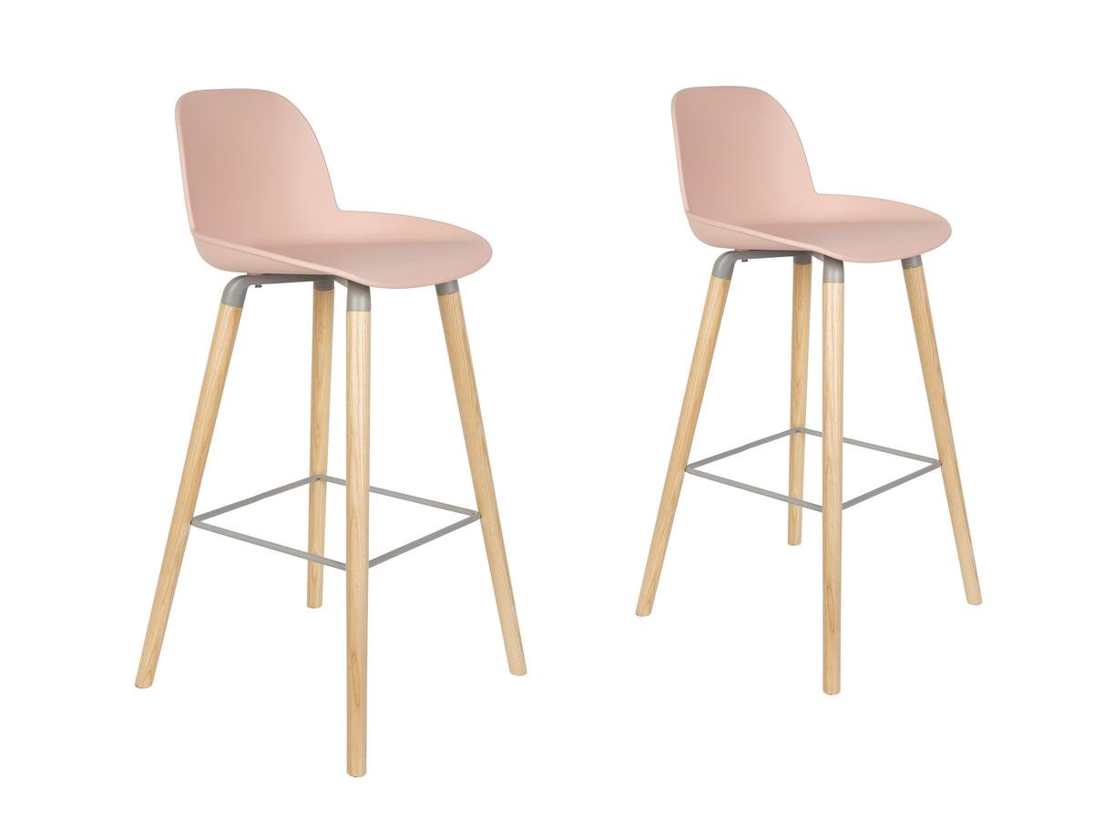 Zuiver Albert Kuip Barkruk 75cm Roze