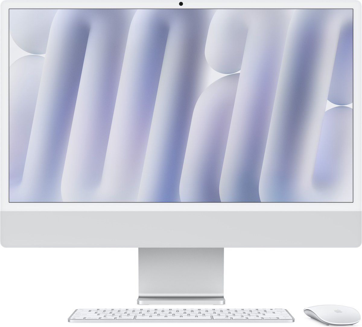 Apple Imac 24-inch Nano Display Zilver (m4) - 10-core Cpu GPu 16gb 256gb All-in-one-pc