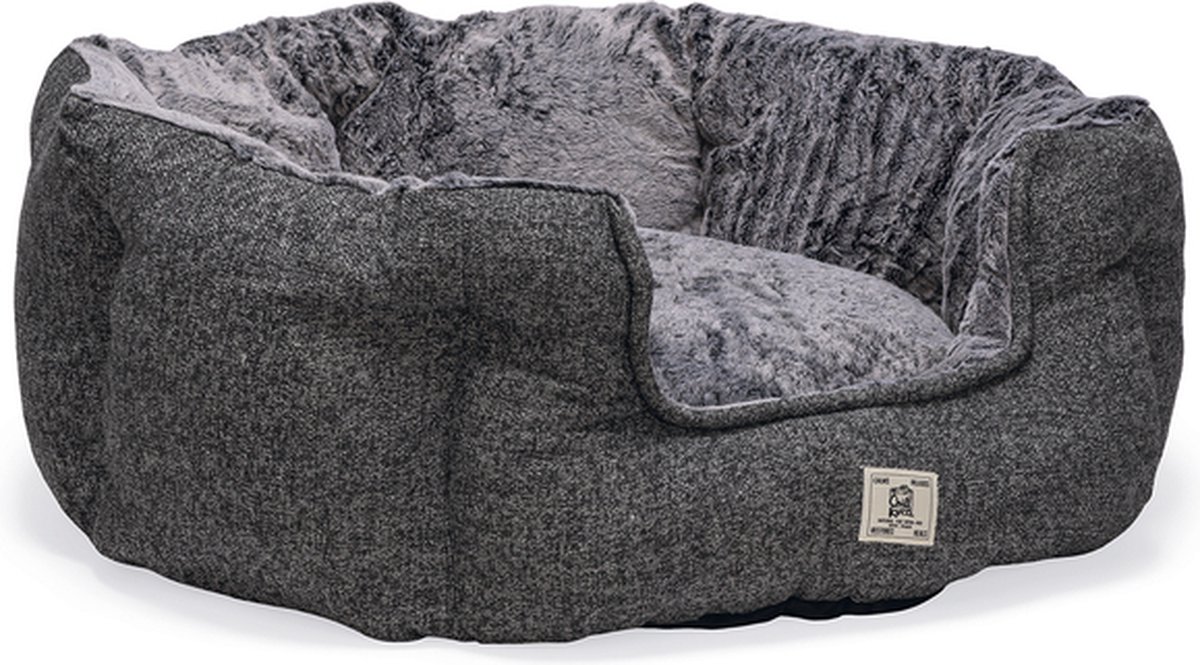 Nano Ligbed Chill Kuzzi - Hondenmand - Grijs - 91x91x38 cm