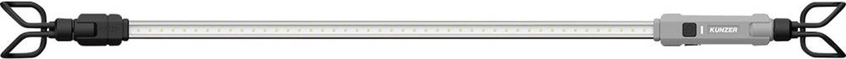 Kunzer PL-2000 Motorkaplamp LED werkt op Li-ion oplaadbare batterij of batterijgevoed 2000 lm