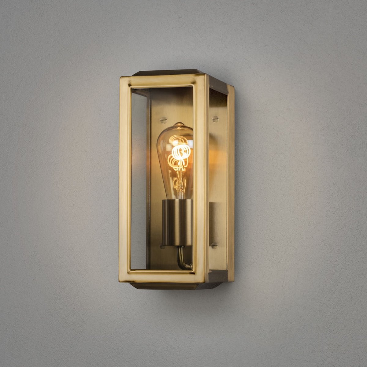 Konstsmide Carpi Messing 7348-800 Buitenlamp (wand) E27 Messing